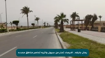 رمال جارفة.. الأرصاد تحذر من سيول وأتربة تحاصر مناطق محددة